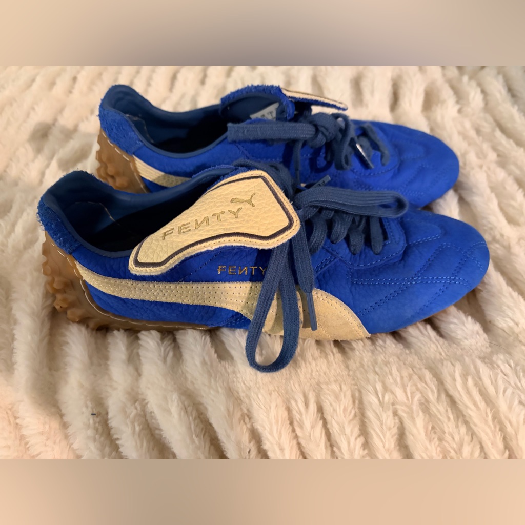 Rare Puma Fenty Avanti Ls Blue Cream Sneakers Team Royal
